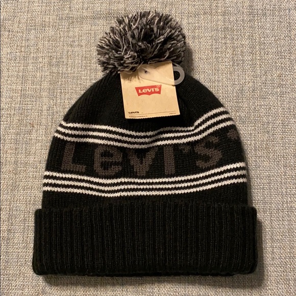 Levi's Other - NWT Levi’s Youth Pom Beanie Hat